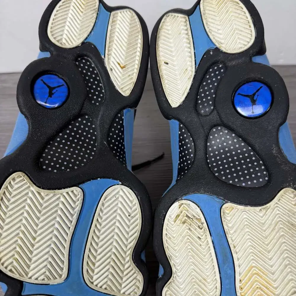 Air Jordan 13 Retro 'Black University Blue' Sneakers 310004-004 Sz 10